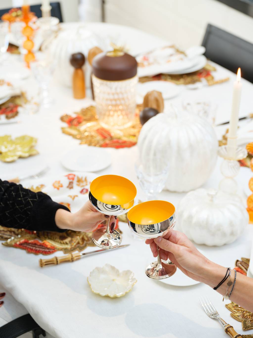 Table de Thanksgiving Raffinée