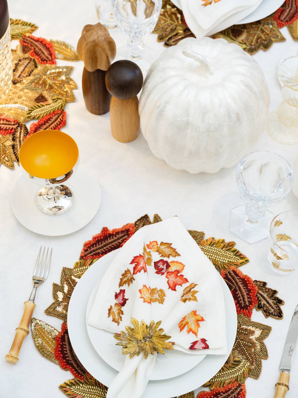 Table de Thanksgiving Raffinée
