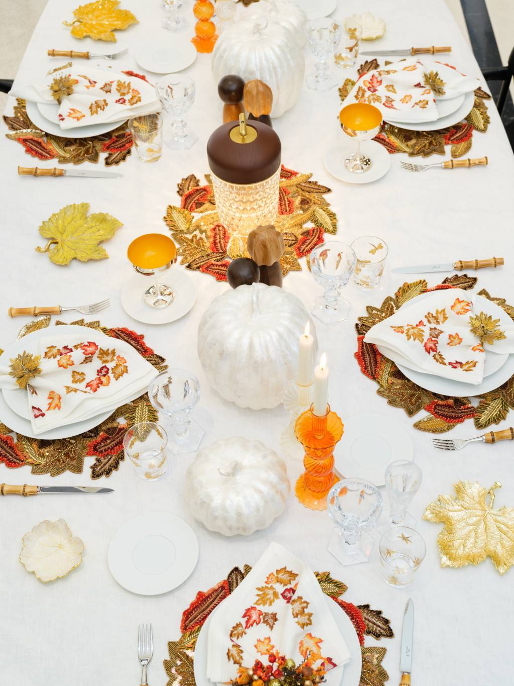 Table de Thanksgiving Raffinée