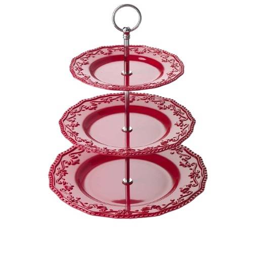 Guendolina Red Cake Stand
