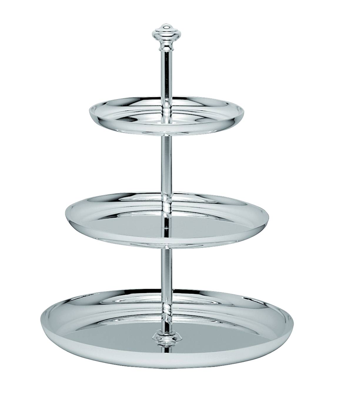 Albi Silver-Plated Three-Tierss Dessert Stand