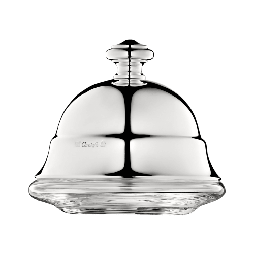 Albi Silver-Plated Personal Lidded Butter Dish