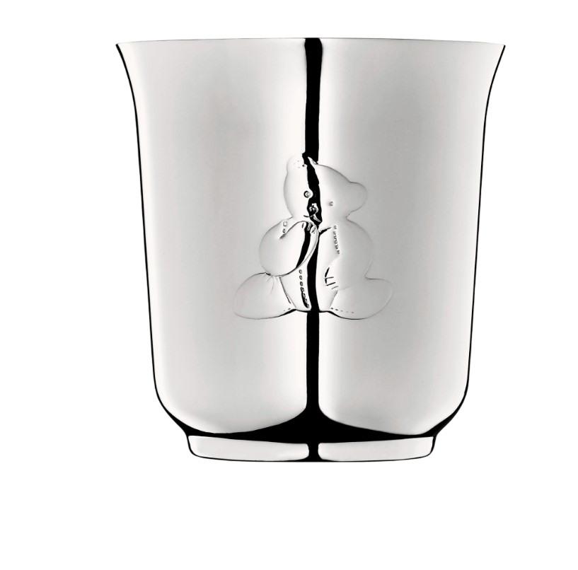 Charlie Bear Silver-Plated Baby Tumbler