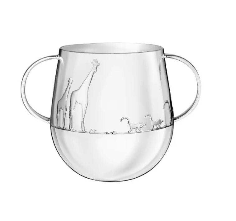 Savane Silver-Plated Double-Handled Baby Cup