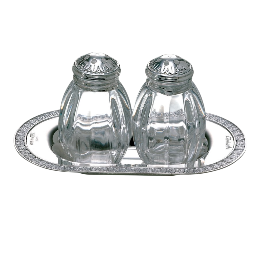 Malmaison Salt and Pepper Set Sterling Silver
