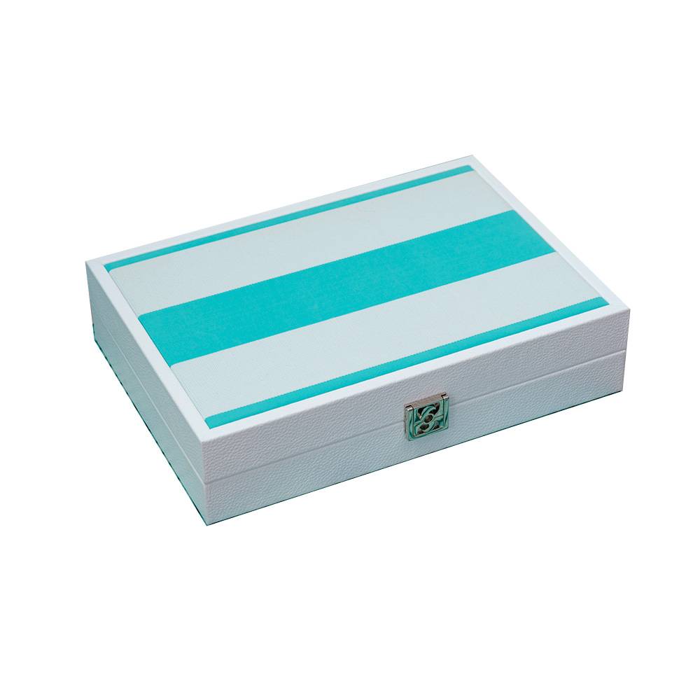 Buffalo Backgammon Medium Sabrina Monte-Carlo Stripe Turquoise