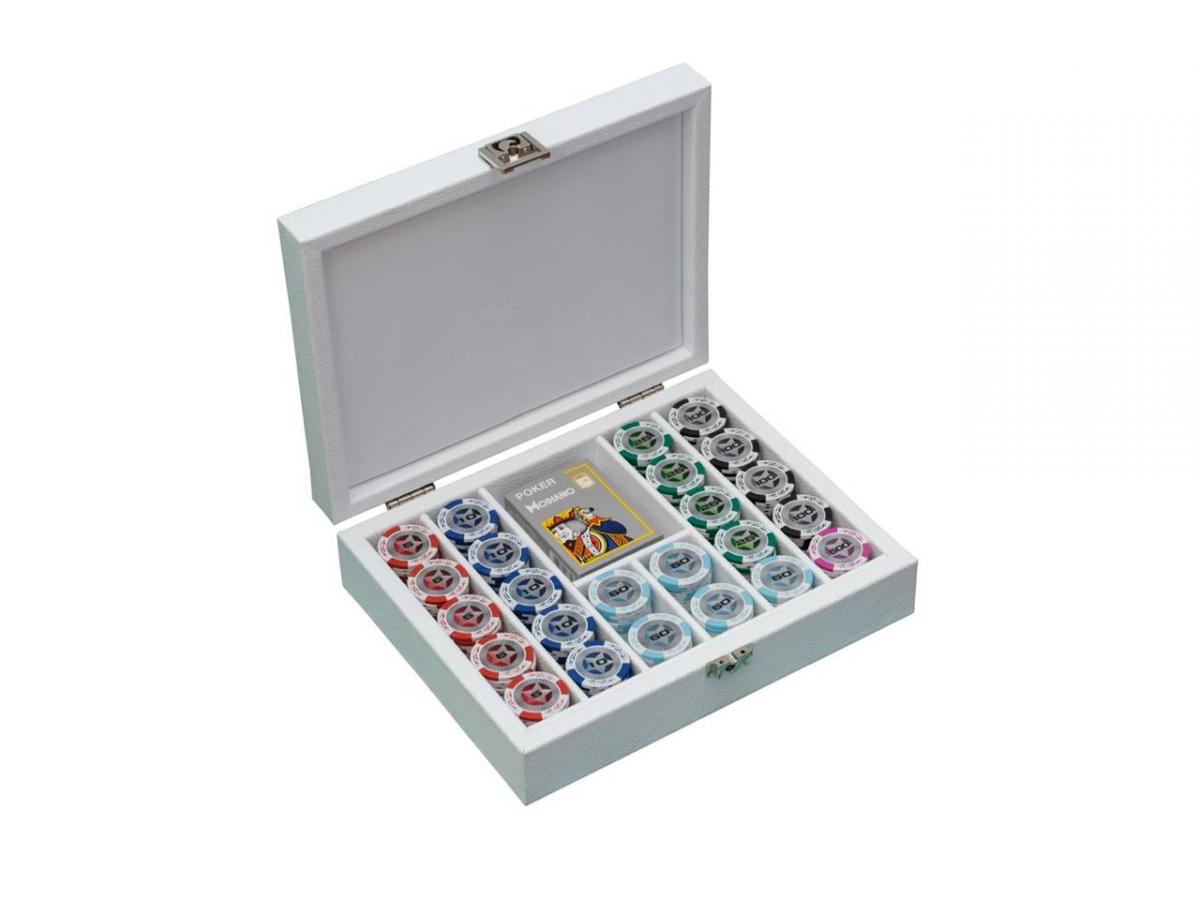 Poker Set Buffalo Leather Turquoise