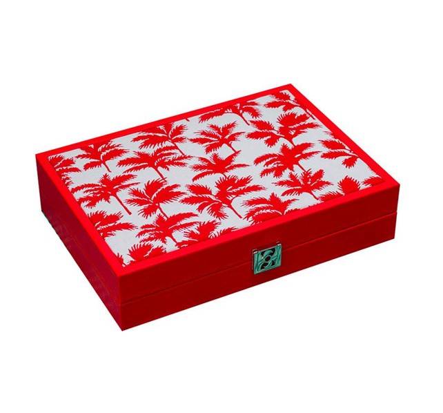 Buffalo Backgammon Medium Sabrina Monte-Carlo Palm Red