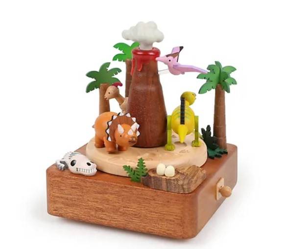 MUSIC BOX N°48 - Dinosaurs & Volcanic