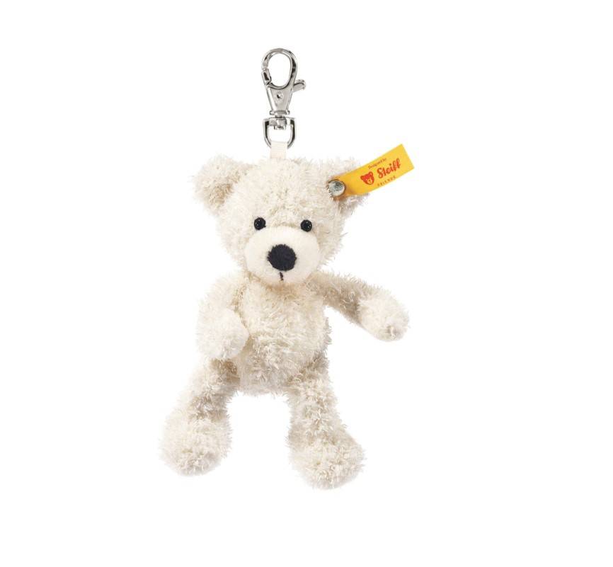Port-clés ours Teddy Lotte, blanc