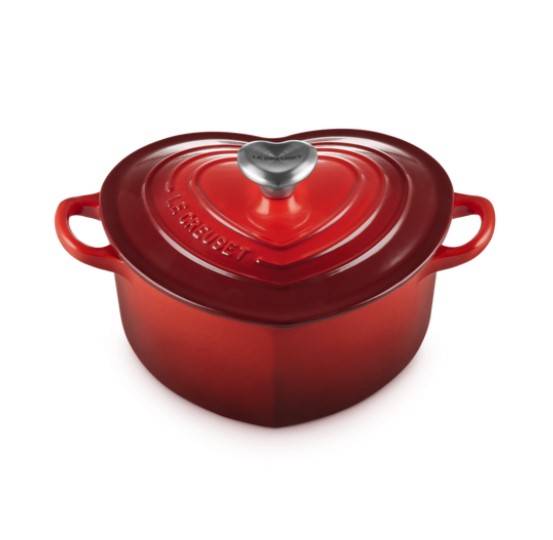COCOTTE CŒUR 20CM CERISE