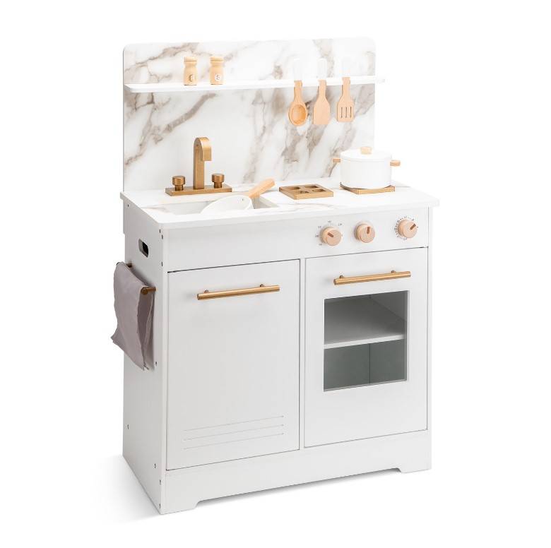 Kitchenette - white with marble print