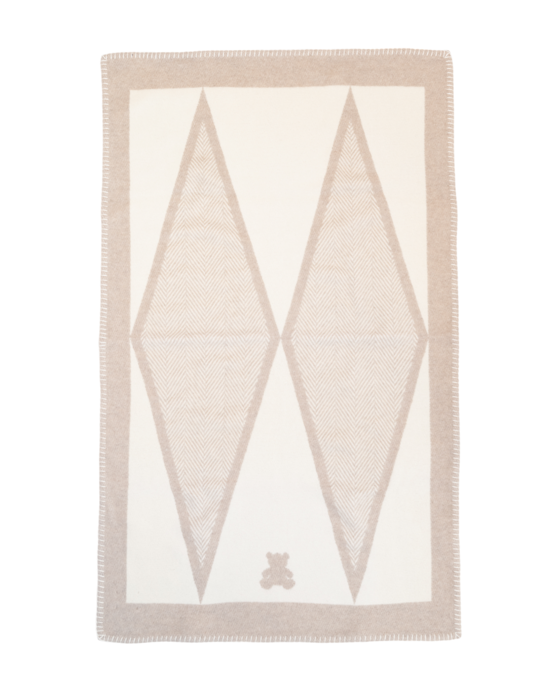 Plaid Bebe Arlequin en Cachemire 70x120cm