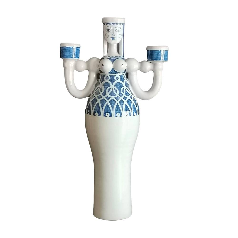 AN ITALIAN HERITAGE CERAMIC CANDLE HOLDER  Women