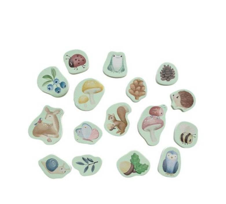 Stickers de mousse de bain - Forest Friends & Fairy Garden