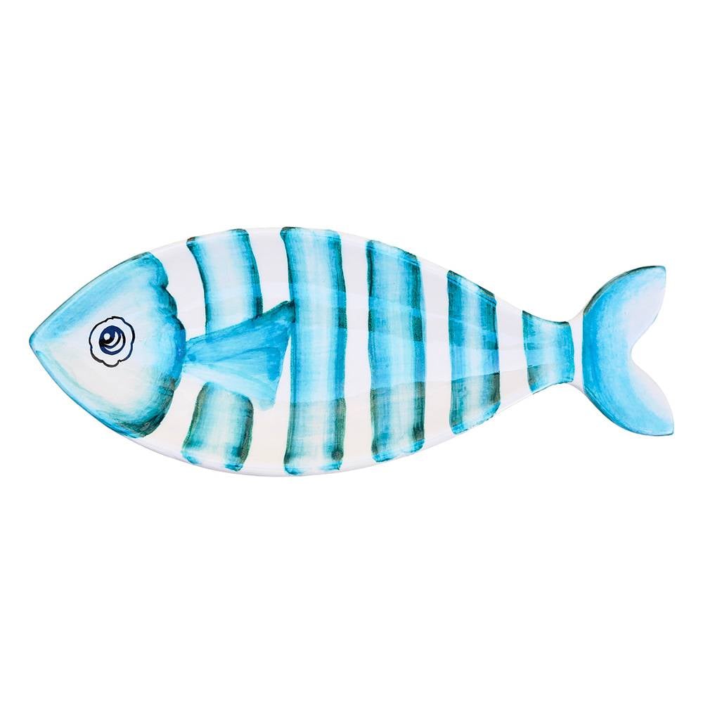 The Fish Ceramic Plates 17cm