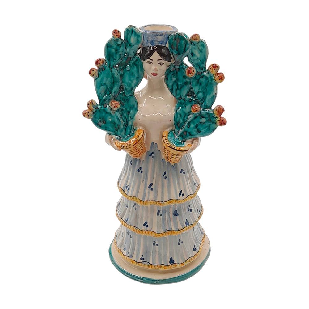 Hand Painted Ceramic Candle Holder 4