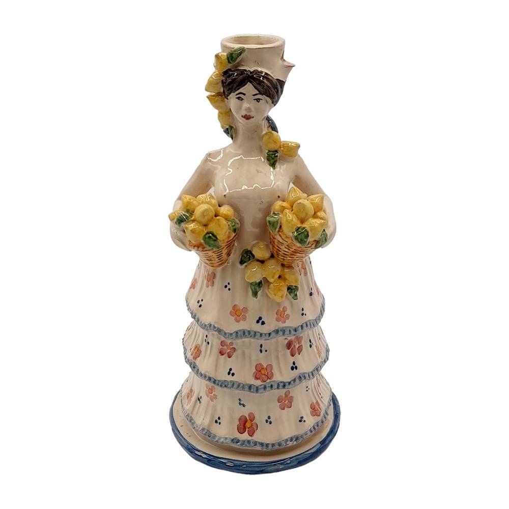 Hand Painted Ceramic Candle Holder 2