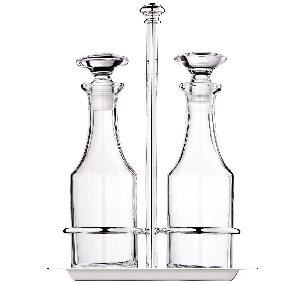 Albi Silver-Plated Oil and Vinegar Cruet Set