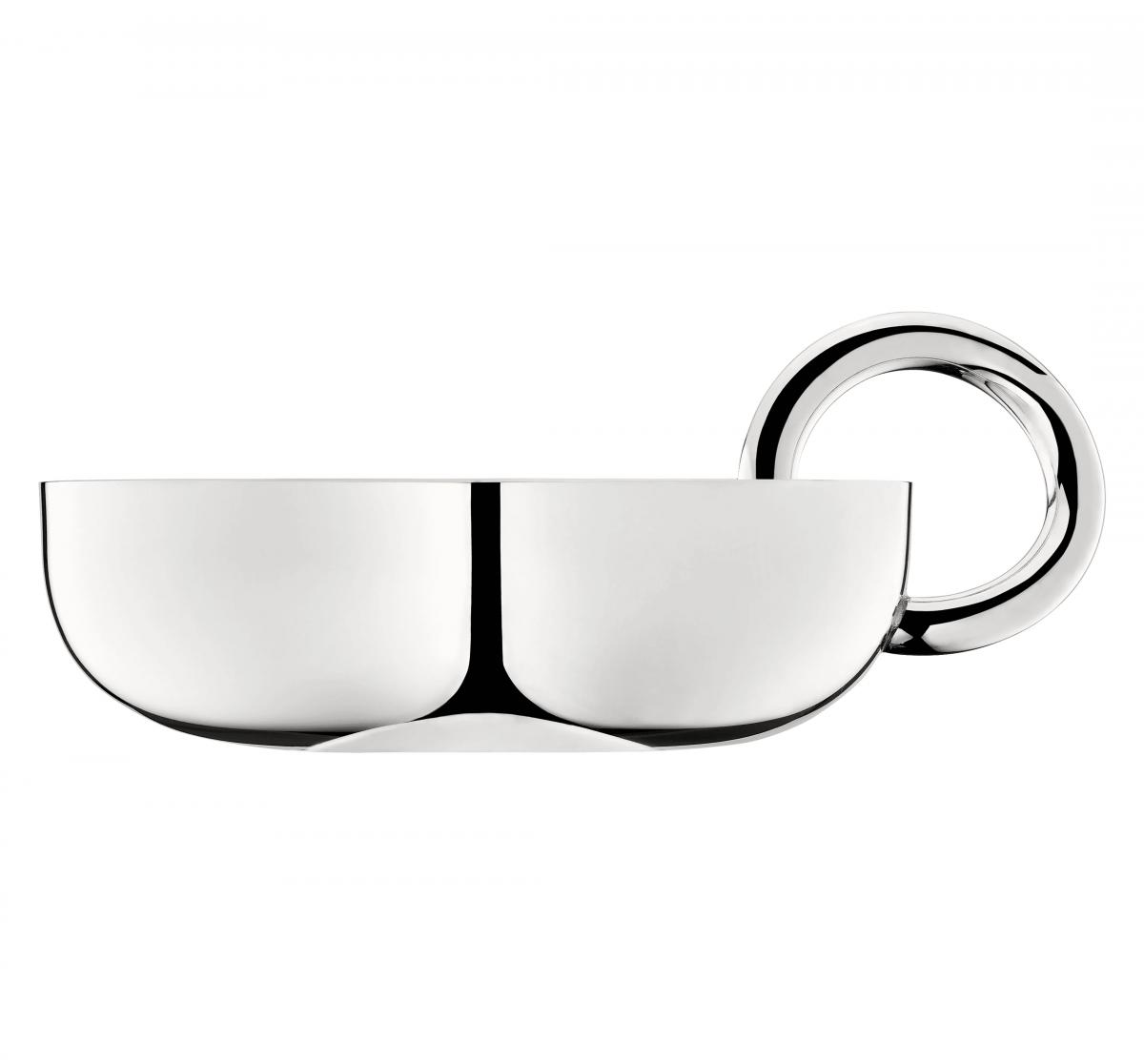 Vertigo Silver-Plated Snack/Tinket Bangle Bowl Small Size
