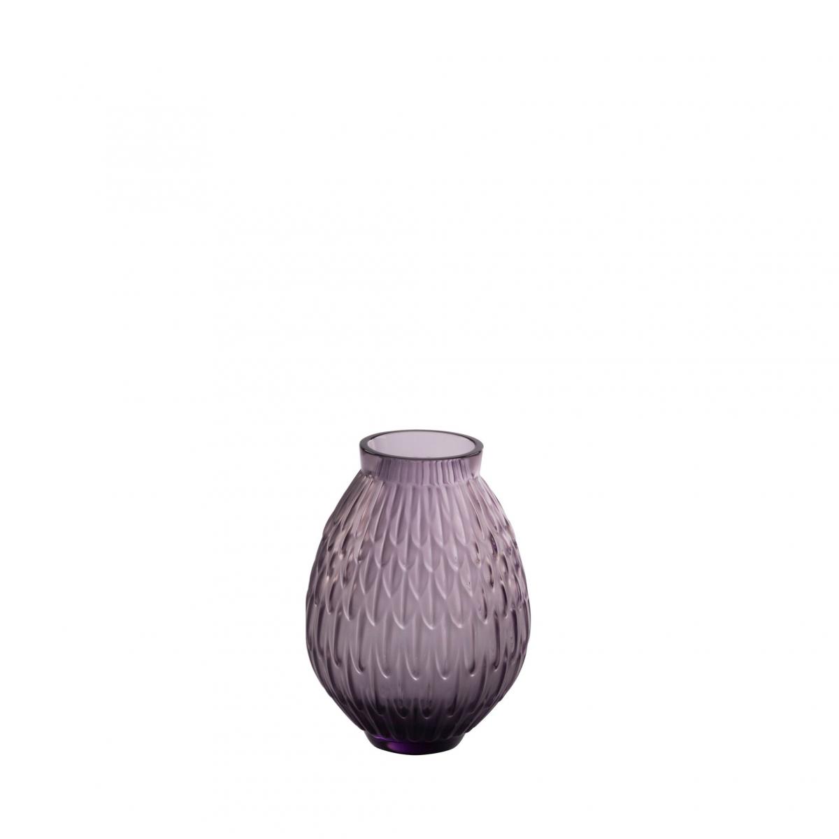Vase Plumes PM Violet Crepuscule