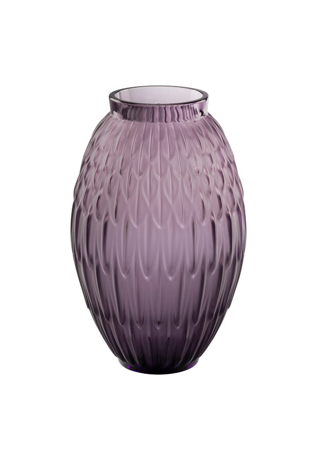 Vase Plumes MM Violet Crepuscule