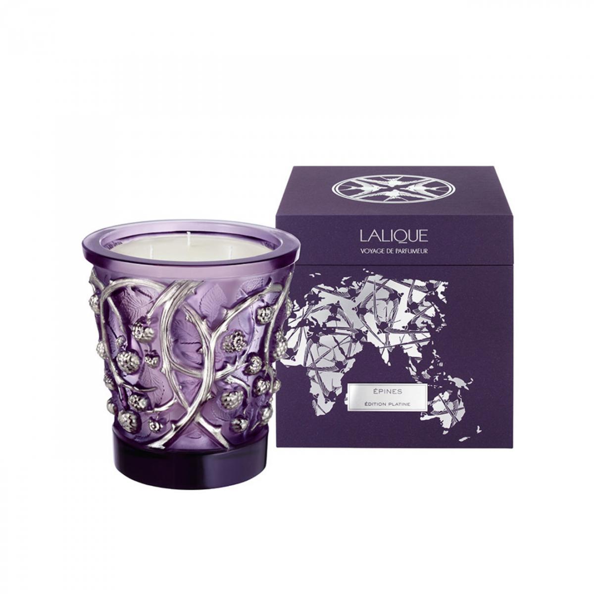Scented Crystal Candles Pinecones Platinum Edition
