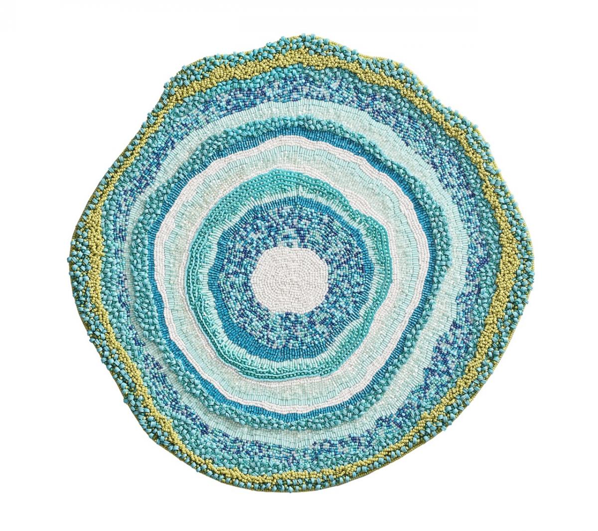 Zanzibar Placemat Blue/Green Set of  2