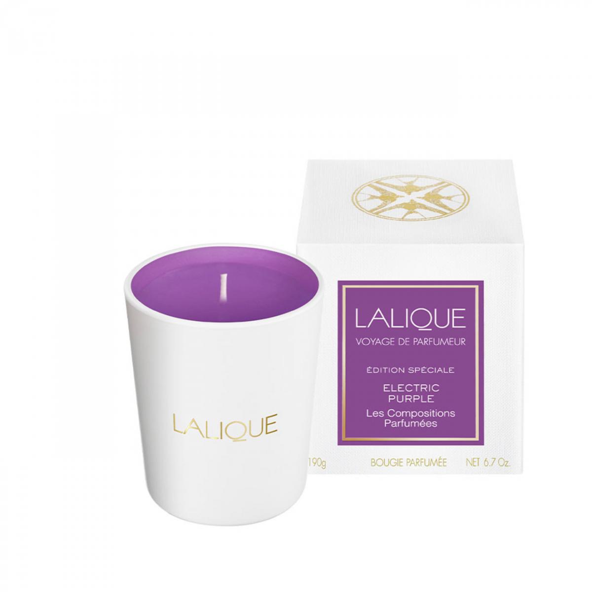 Scented Candle Electric Purple