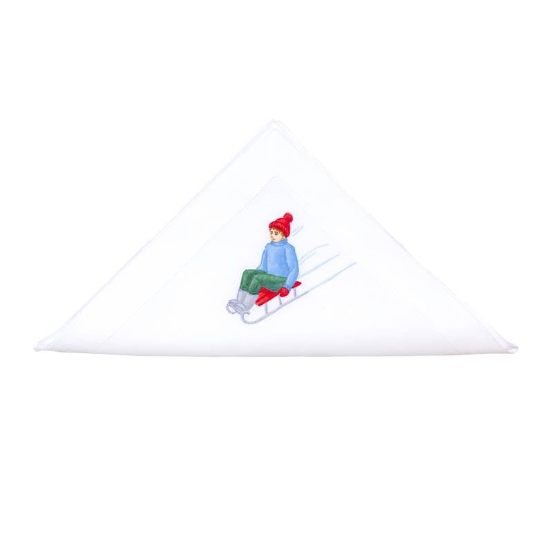 Napkin Luge Argenté Image