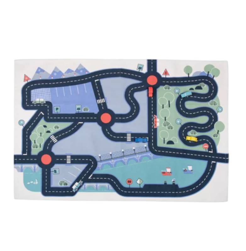Tapis circuit de voitures