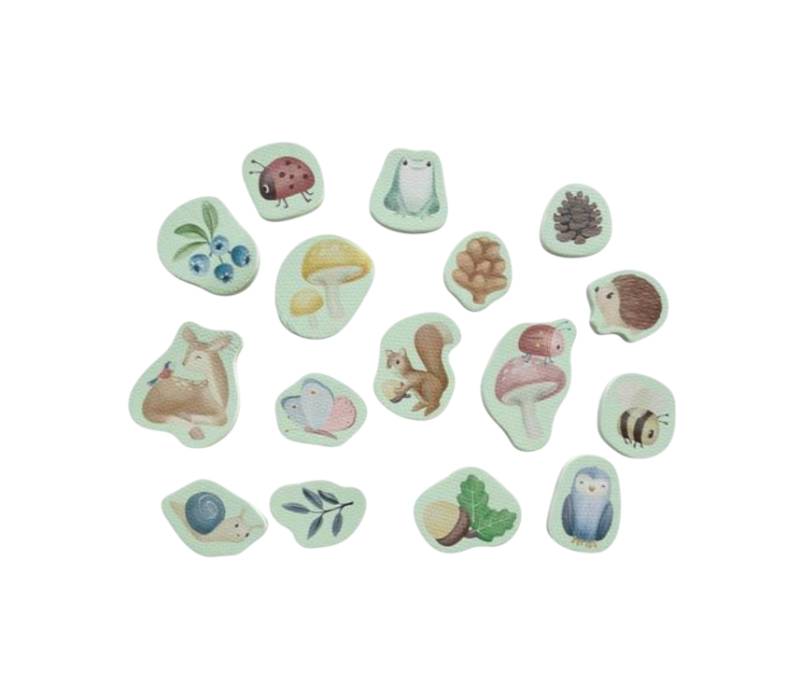 Stickers de mousse de bain - Forest Friends & Fairy Garden