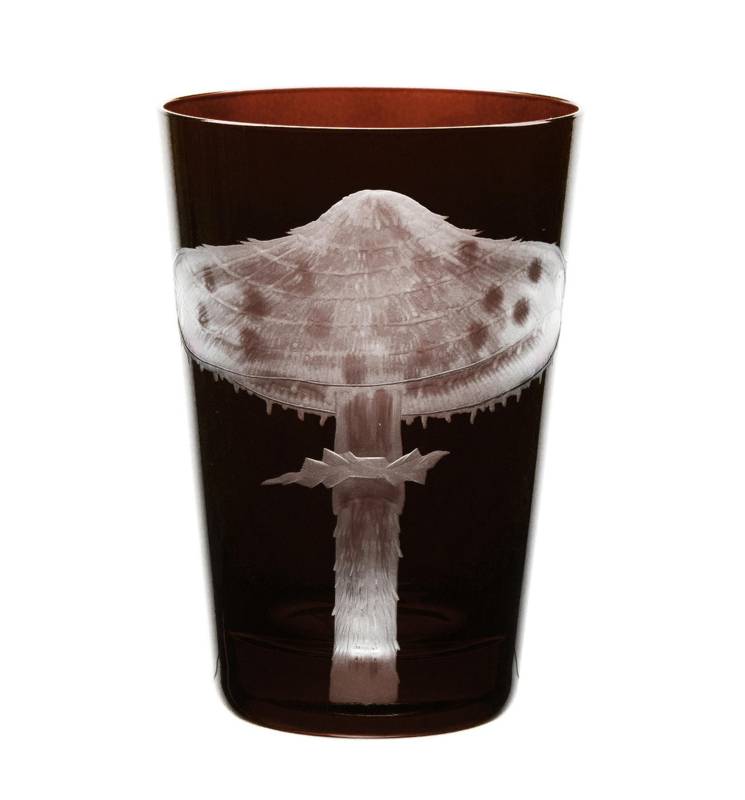 Deco Mushrooms Tumbler 325ml Mahogany