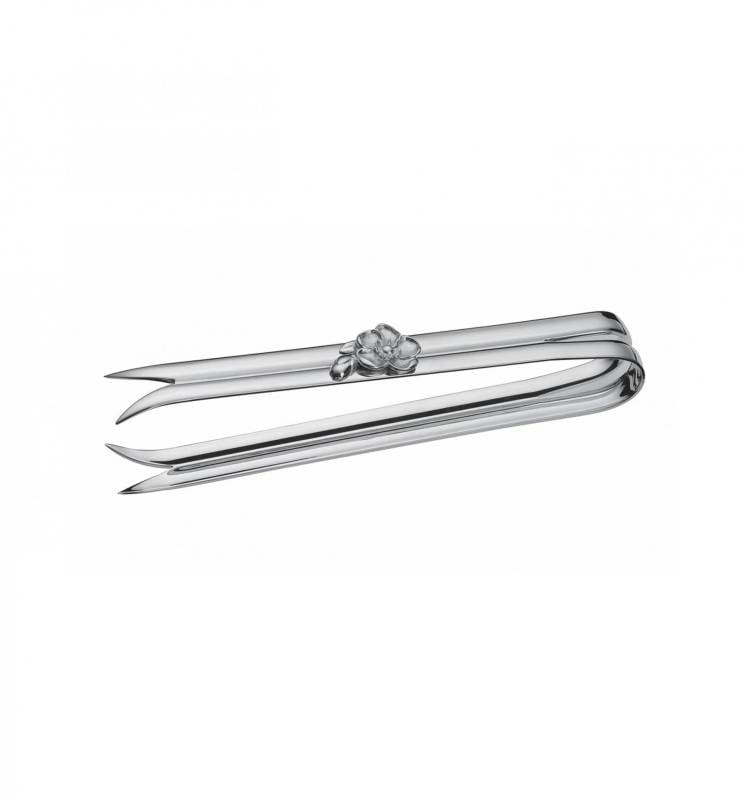 Anemone Belle-Epoque Silver-Plated Ice Tongs