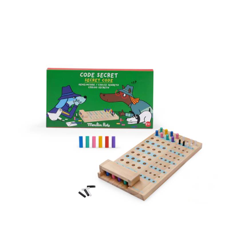 Code secret en bois