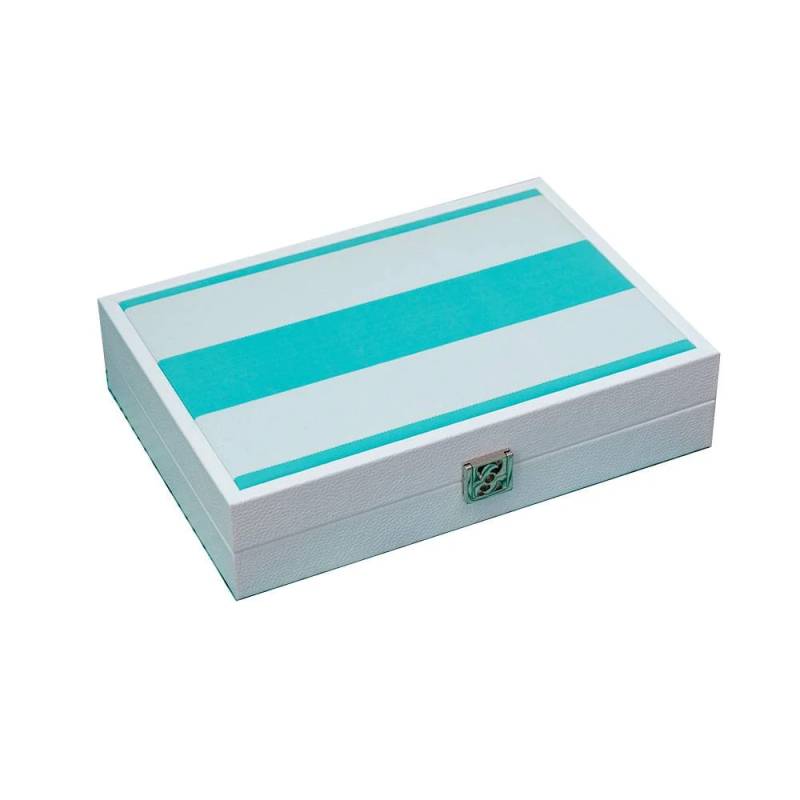 Buffalo Backgammon Medium Sabrina Monte-Carlo Stripe Turquoise