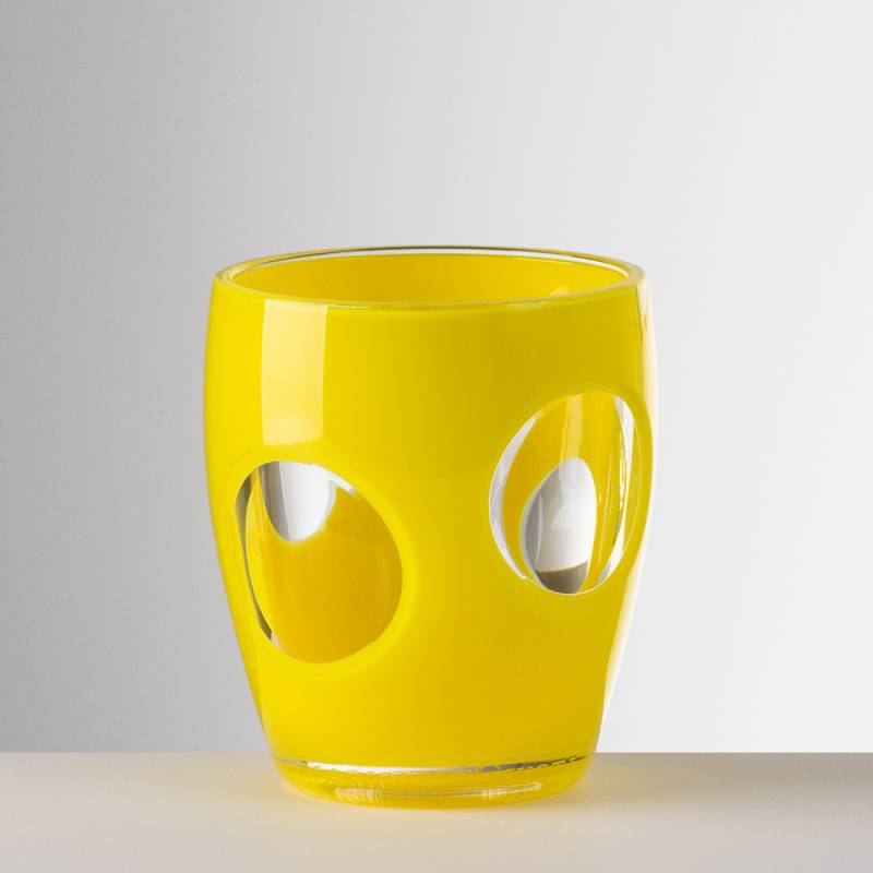 Fisheye tumbler yellow Set of 6