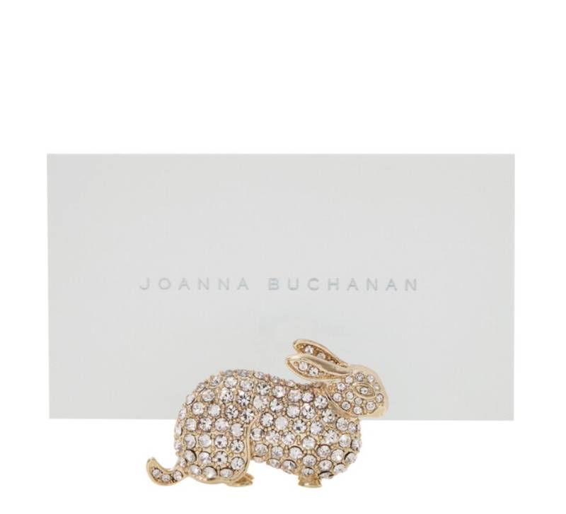 Bunny Place Card Holder Gold - Set of 2