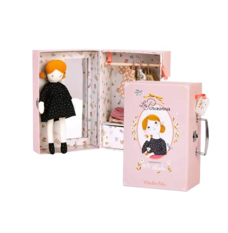 Valise et poupée La petite penderie