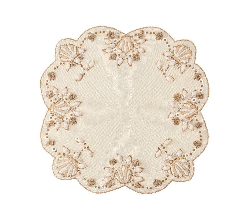 S2 Placemat  Beachcomber Natural/Ivory/Gold