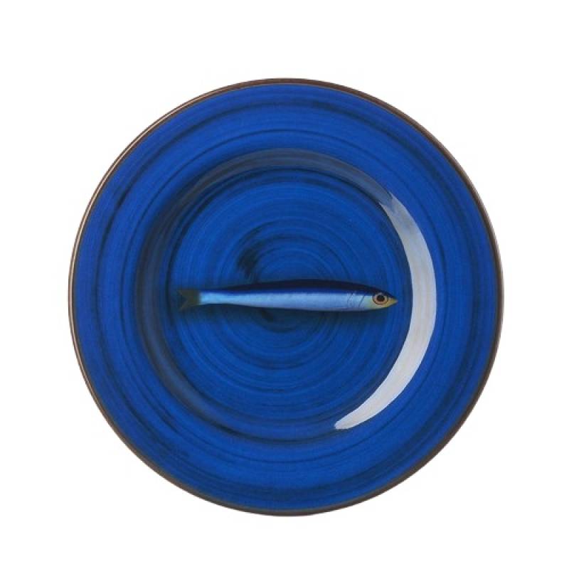 Aimone small plate blue Set of 6