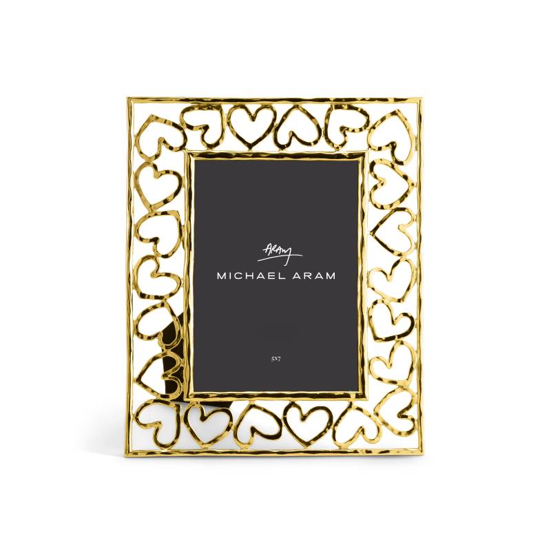 HEART PHOTO FRAME GOLD 5X7