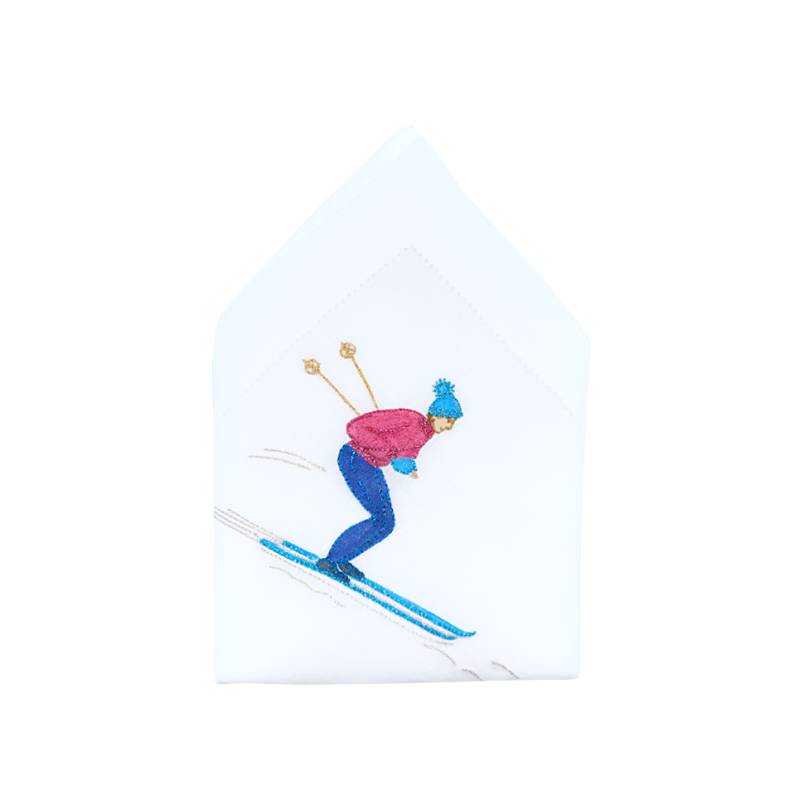 Placemat Skieur Argenté Prune