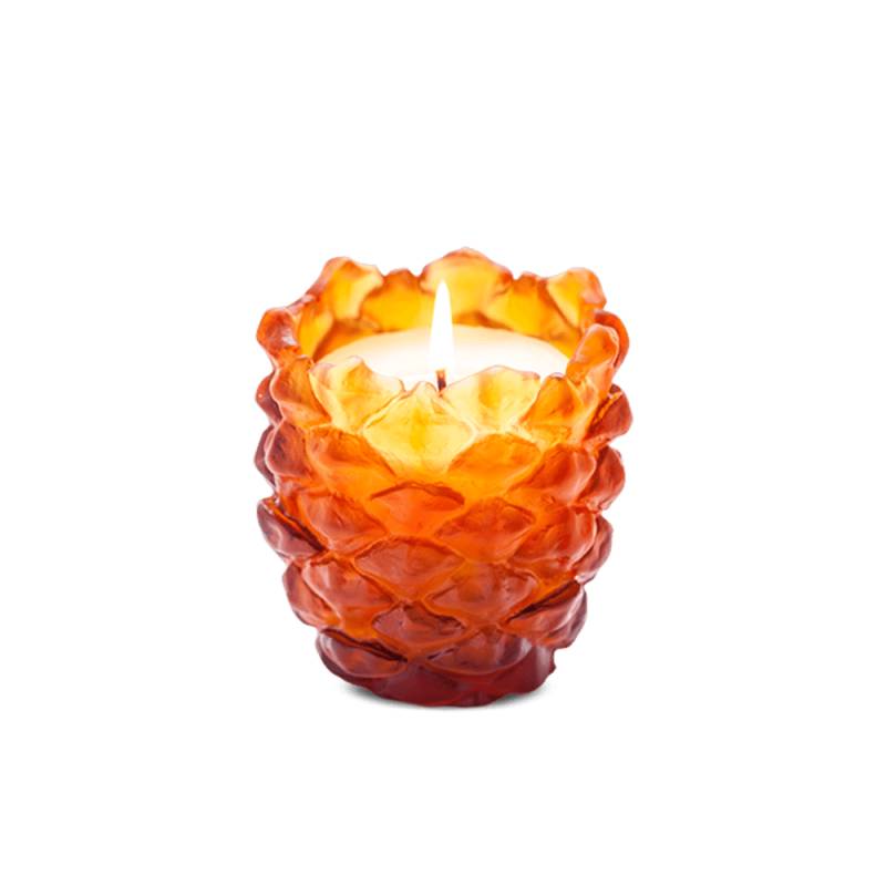 Pine scented Candle Holder Amber