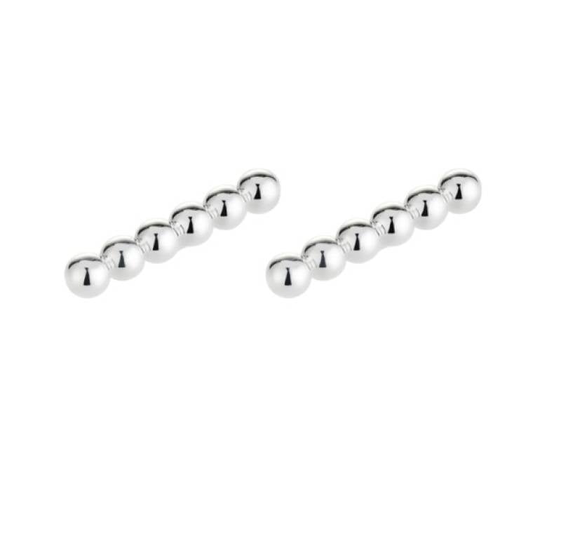 Set of 2 Silver plated Knife Rests - Perles