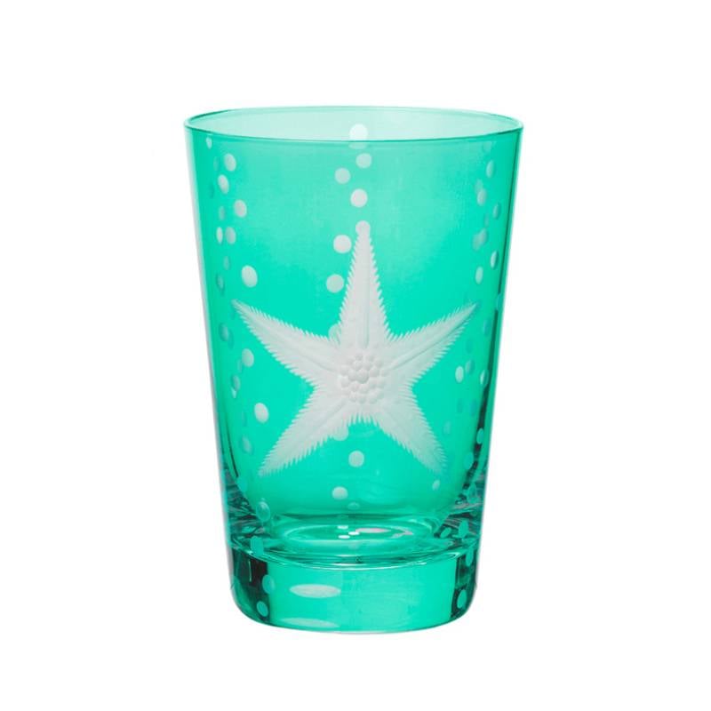 Star Fish Single Old Fashioned Teal