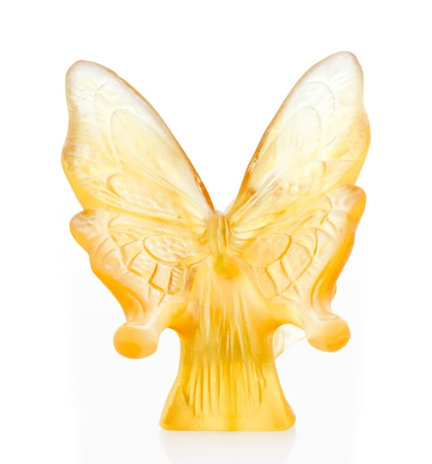 Butterfly Sculpture Yellow/Amber