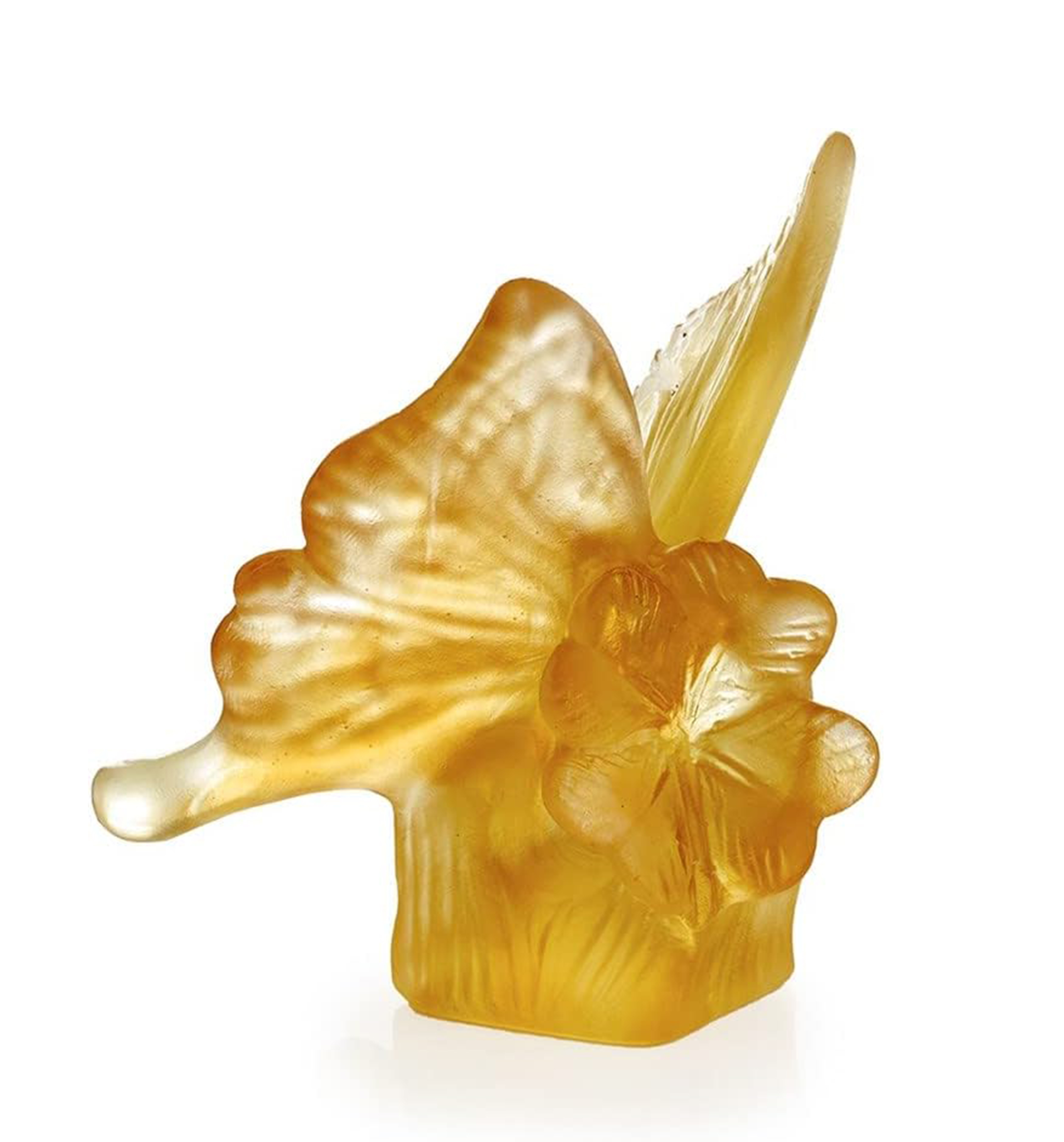 Butterfly Sculpture Yellow/Amber