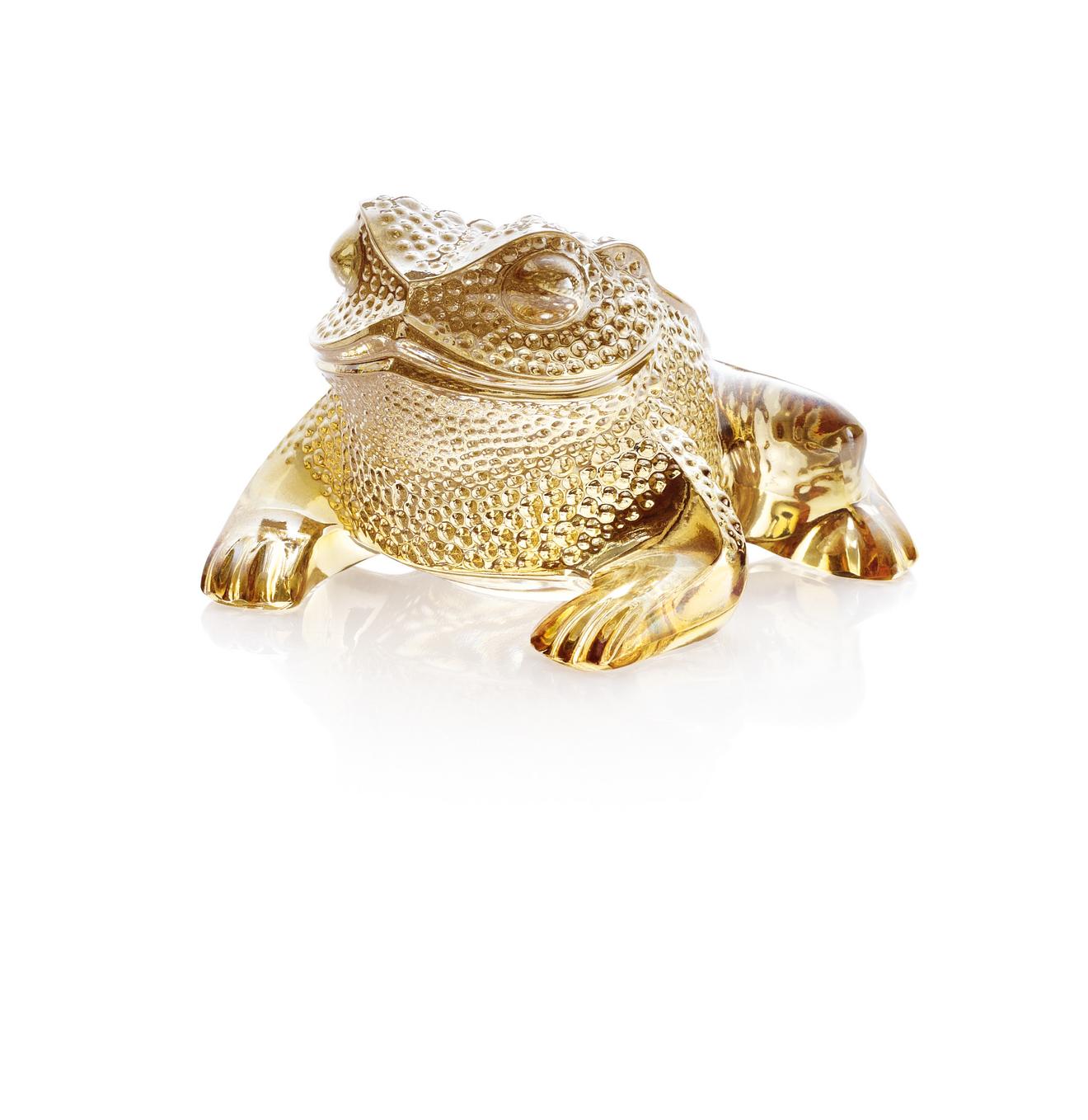 Gregoire Toad Sculpture Gold Luster