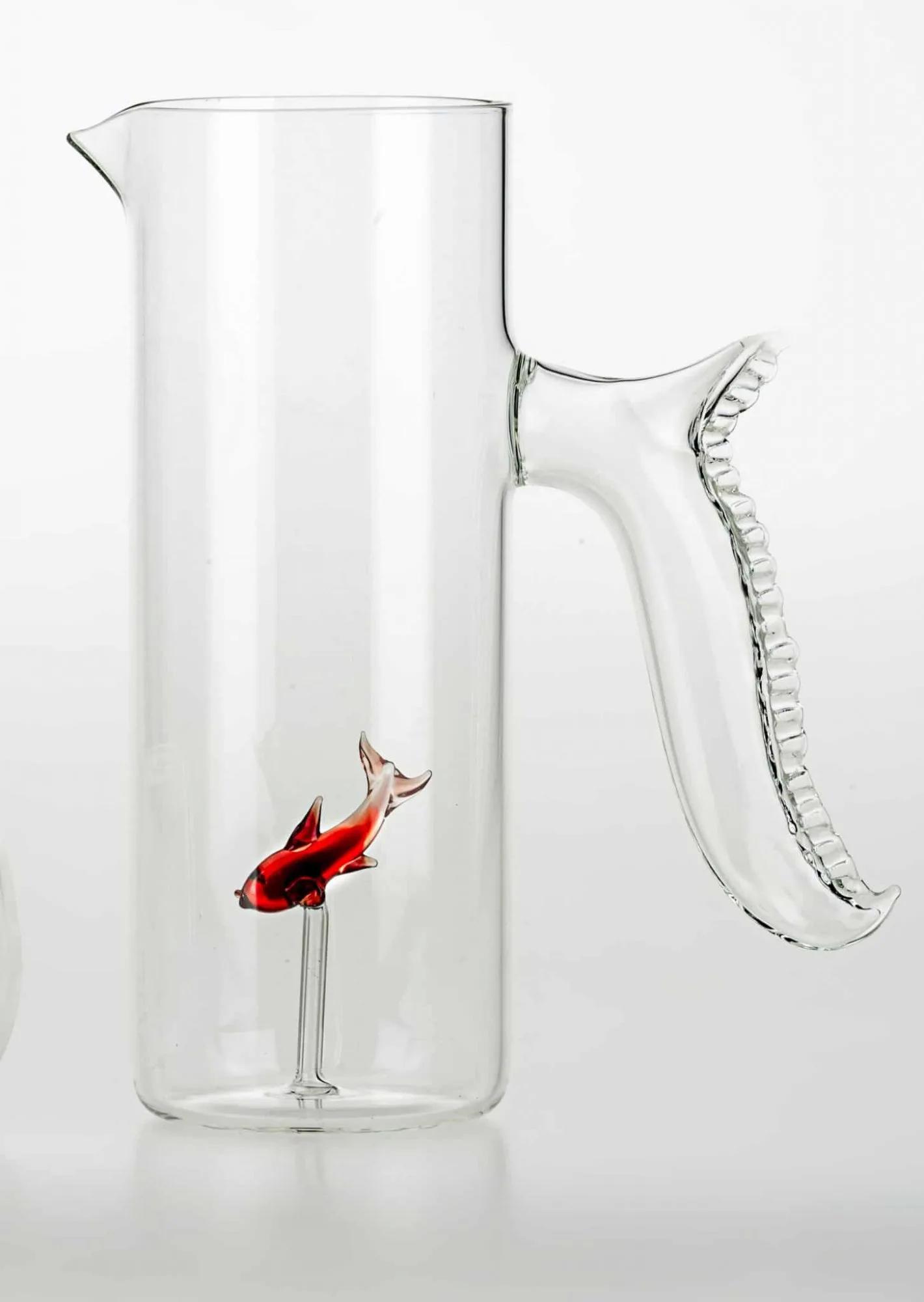 Fish Tail Jug Red